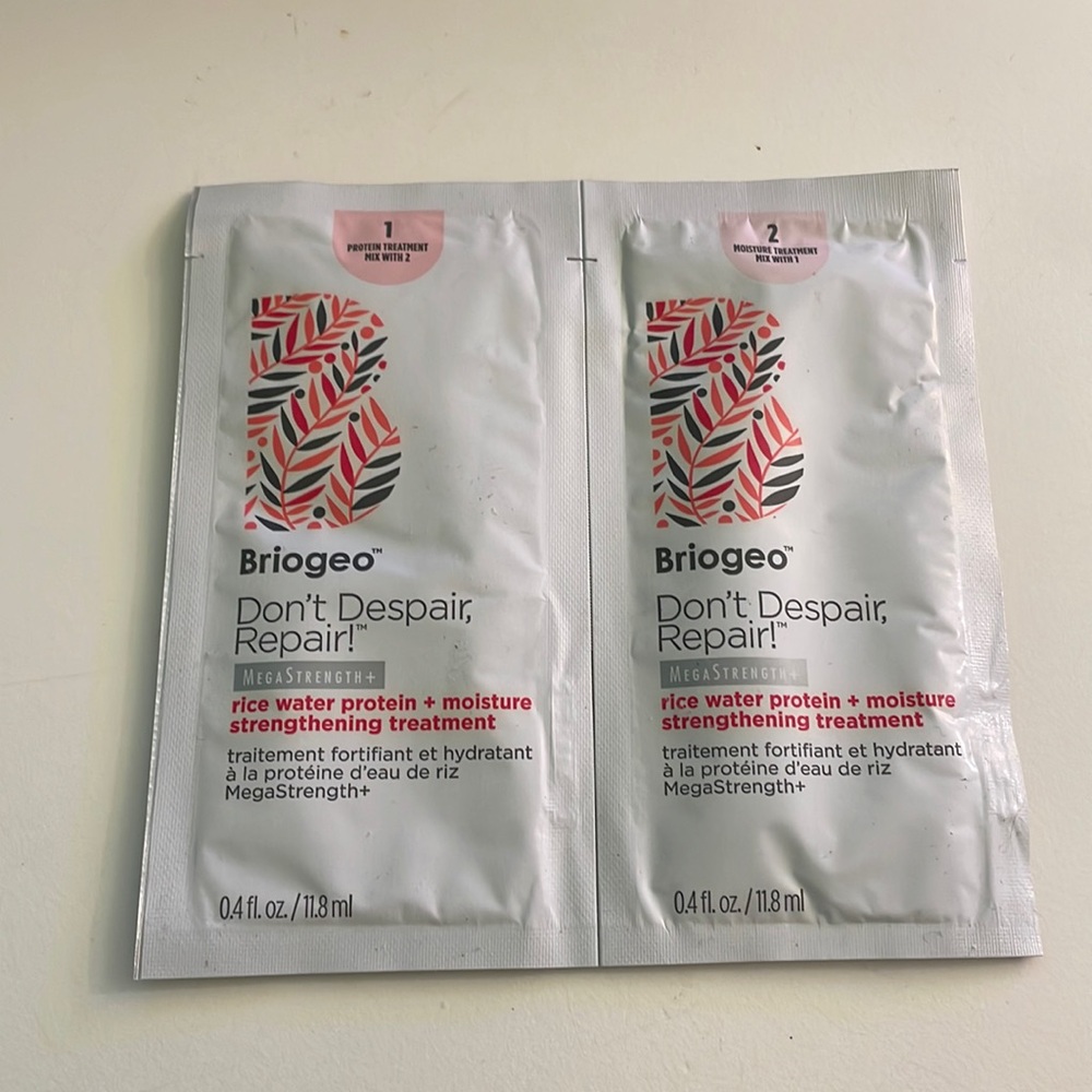 Briogeo MegaStrength+ rice water protein and moisture treatment